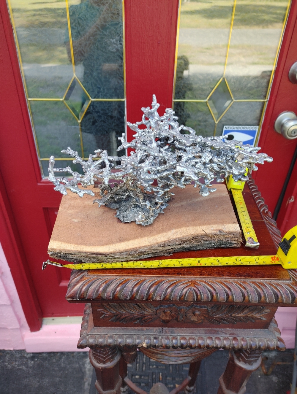 Aluminum ant Hill Art Sculpture , Man Cave Art, Metal Art